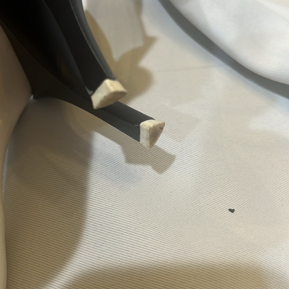 Fendi Dark Wash Denim Floral Leather Peep Toe Ankle Strap Sandals Size 37 is 6.5 - Picture 8 of 12